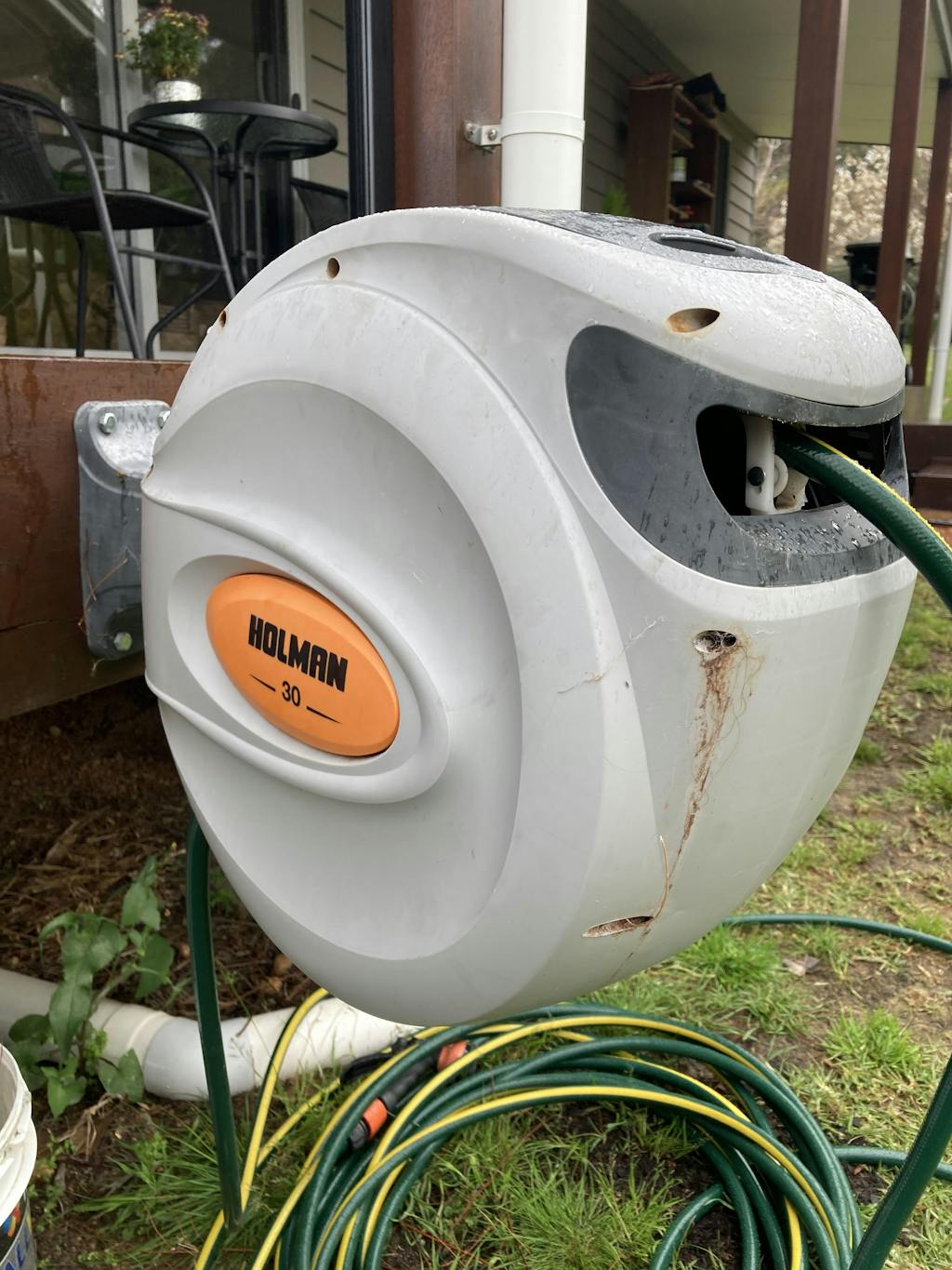 30m Retractable Hose Reel Easy Install & Rewind Holman Industries