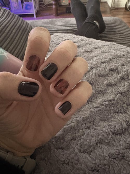 Tortoiseshell Noir - Holy Classics (Non-UV Nail Wraps)
