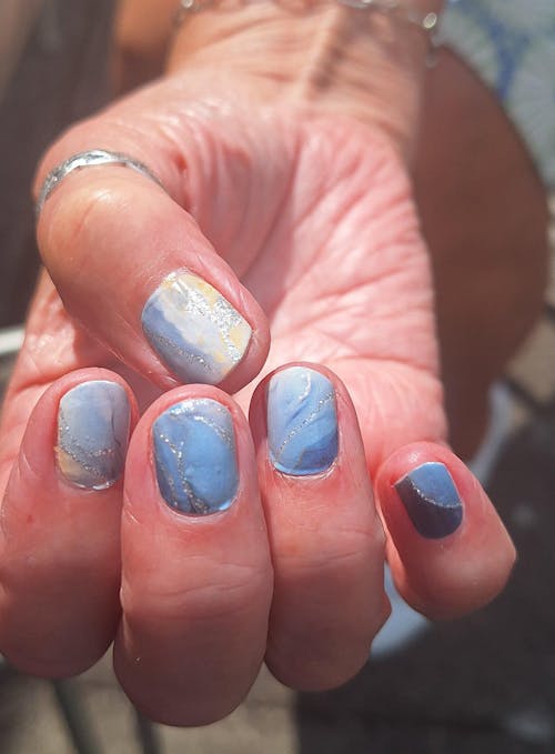 Blue Granite - Holy Classics (Non-UV Nail Wraps)