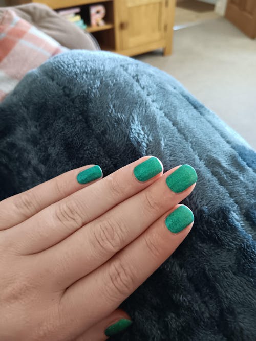 Jade Green Glitter - Holy Classics (Non-UV Nail Wraps)