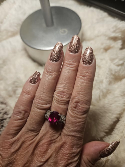 Copper Glitter - Holy Classics (Non-UV Nail Wraps)