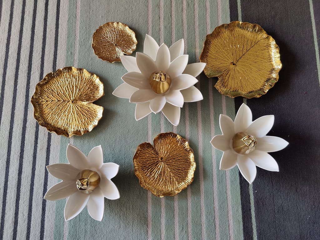 Buy Lotus Flower Ceramic Wall Sculptures Home Artisan
