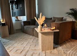 Gillholmen 3-sits - Brun Manchester