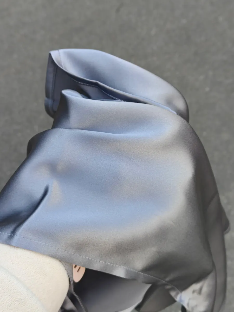 Customer photo of a Sterling Silver silk pillowcase
