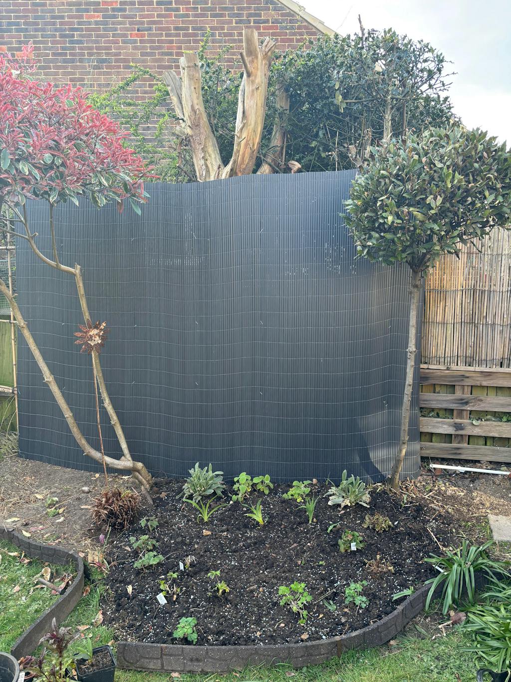 PVC Garden Fence Outdoor Privacy Screen