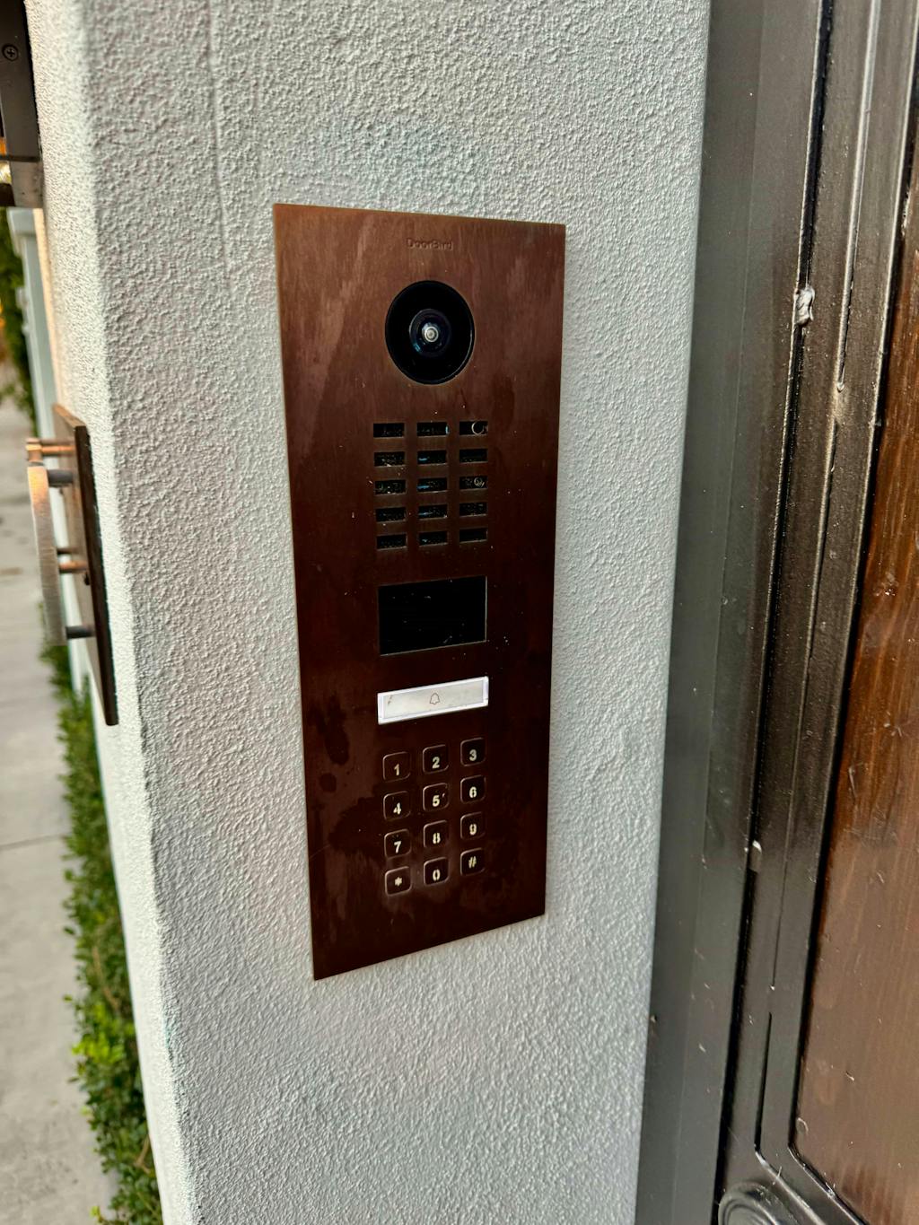 DoorBird D2102KV IP Video Door Station, 2 Call Button in Turquoise Blu