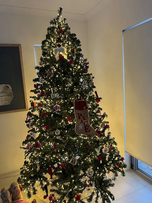 8FT Extra Full Pre-lit LED Christmas Tree - 1436 Tips