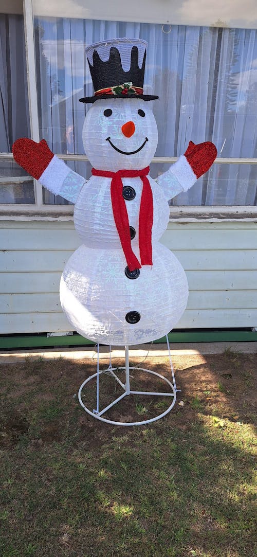 175cm Snowman 3D Christmas Motif Light LED