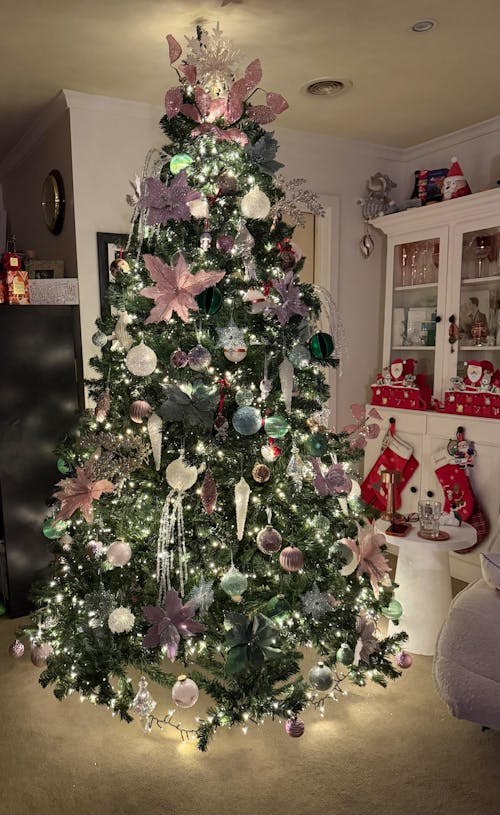 8FT Extra Full Pre-lit LED Christmas Tree - 1436 Tips