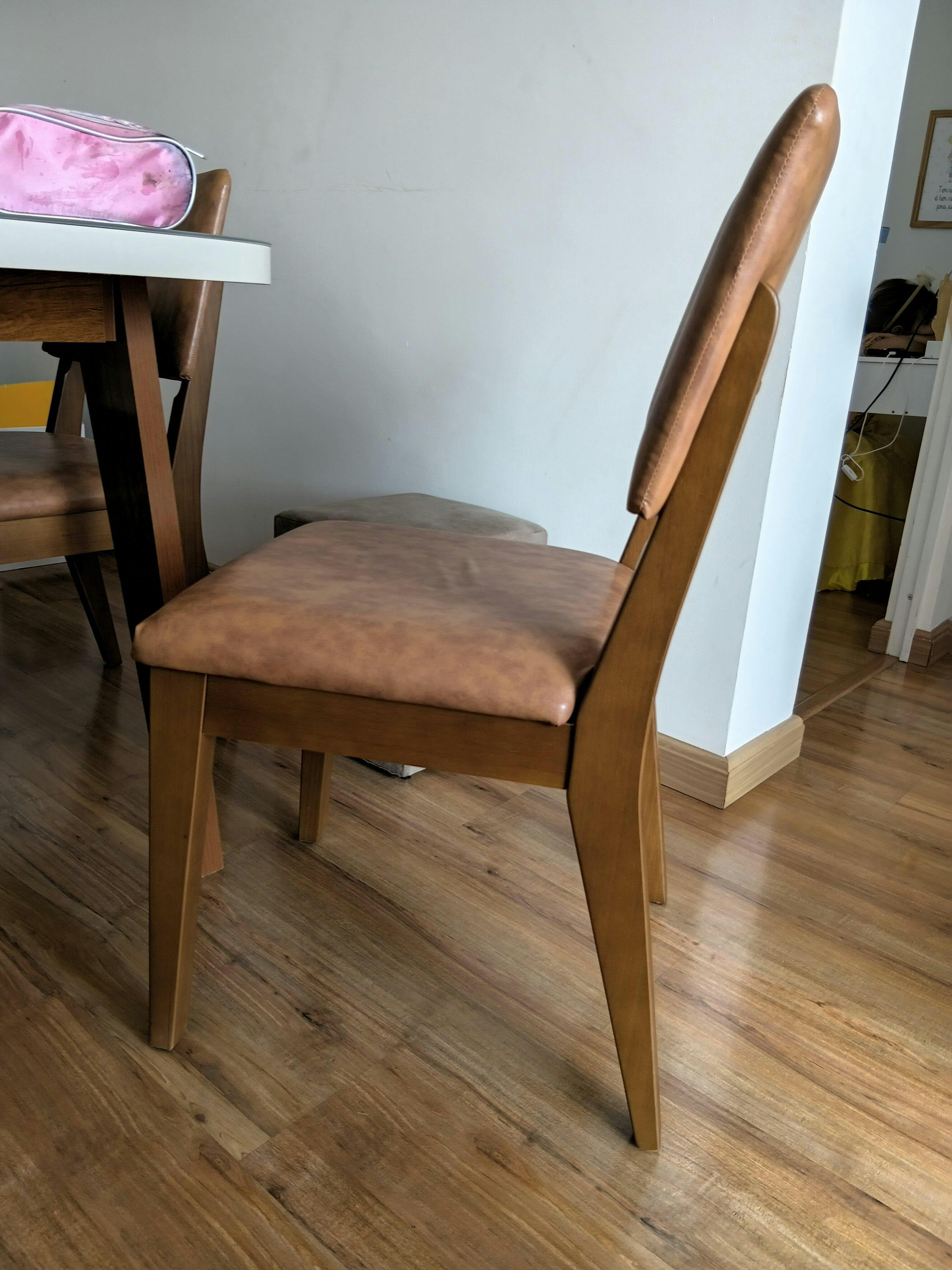 Mesa de Jantar Retangular para 8 Lugares Lintz 219 cm - Canella c