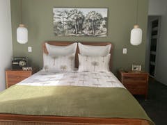 Green Palm Tree Bedcover Handmade