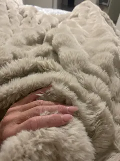 Caramel Faux Fur Blanket