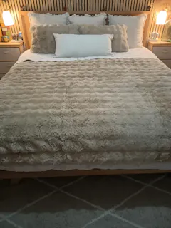 Caramel Faux Fur Blanket