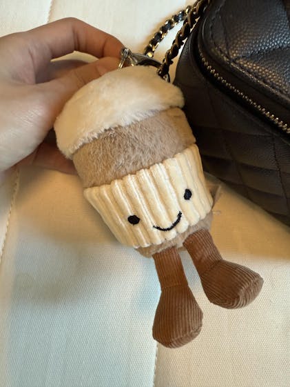 Jellycat Coffee Keychain Amuseable Coffee-To-Go Bag Charm