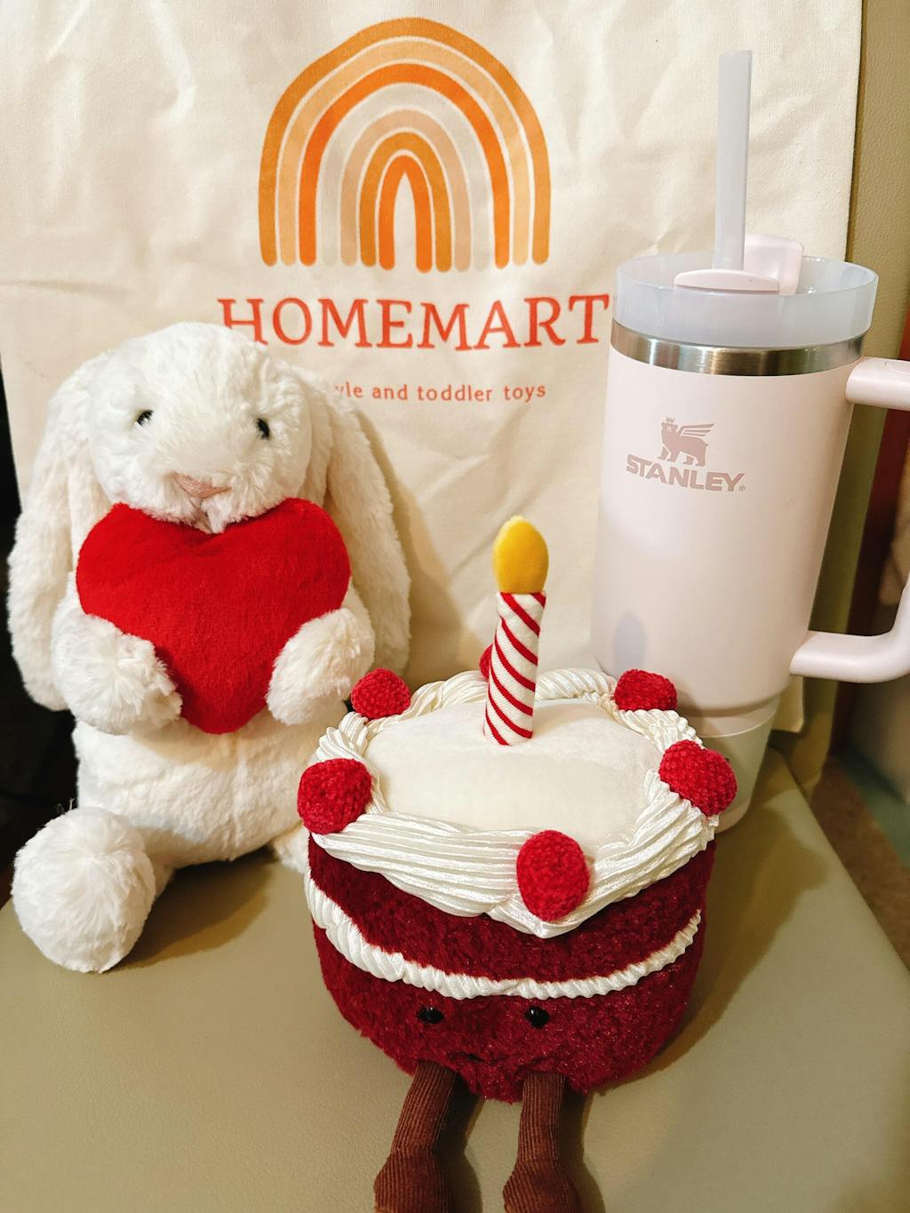 Jellycat 櫻桃蛋糕 | Amuseables Cheri Cake13cm