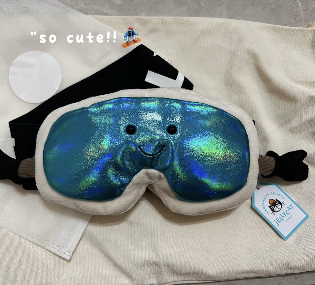 Jellycat 趣味滑雪鏡 | Amuseables Sports Ski Goggles 17cm