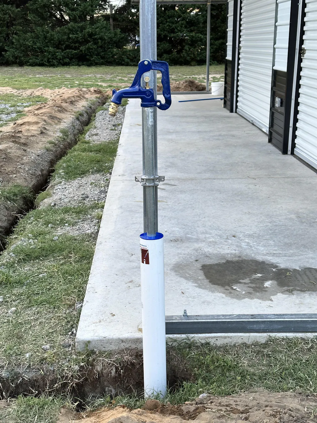 Frost-Proof Yard Hydrant, Wall Mount Bracket - Stainless Steel ...