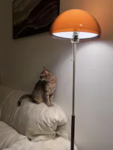 Coby+ Mushroom Bauhaus Floor Lamp with Pull Chain