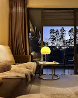 Olivia Mushroom Table Lamp| Gradient Glass