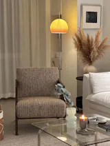 Olivia Mushroom Floor Lamp | Gradient Glass