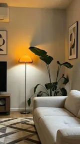 Coby Double Dome Retro Mushroom Floor Lamp