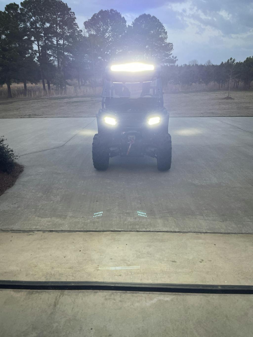 Dual Wide 8" LED Headlights for Honda Pioneer 500 Vessel Powersports