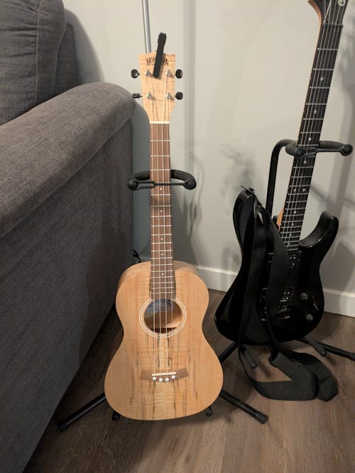 Honu Limited Edition Spalted Maple Baritone Ukulele