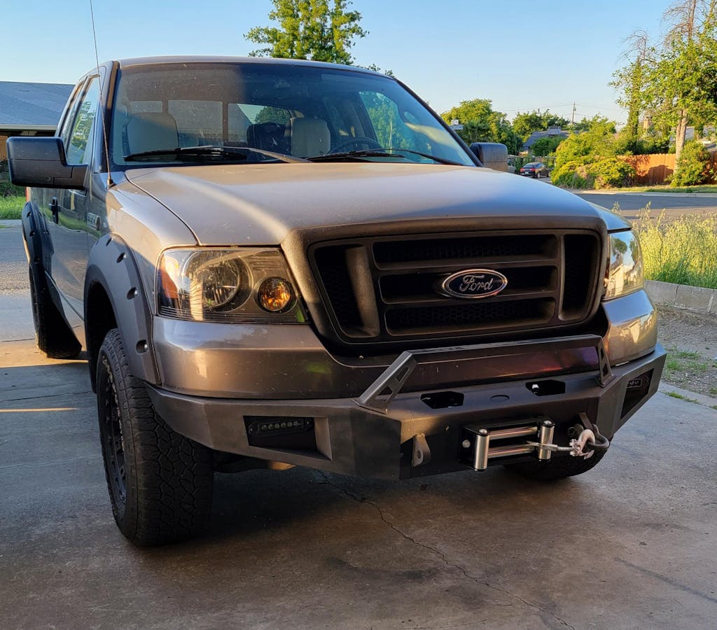 20042008 Ford F150 Aftermarket Front Winch Bumper Discovery Ⅰ Hook