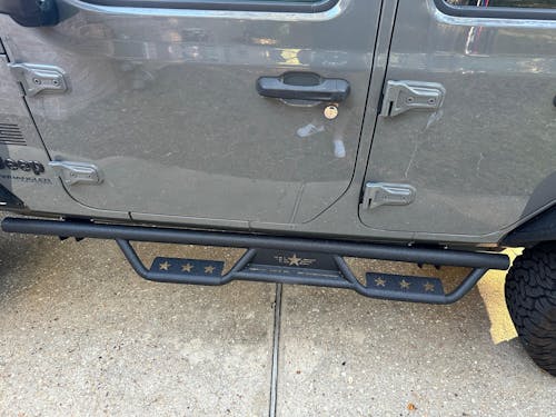 Hooke Road Side Steps Running Boards (18-25 Jeep Wrangler JL 4-Door)