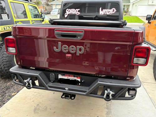 Tubular Front Bumper w/ Winch Plate For 2018-2025 Jeep Wrangler JL & Gladiator JT - Hooke Road