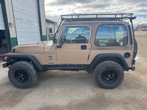 Hooke Road Side Steps Rocker Guard Door Guards(97-06 Jeep Wrangler TJ)