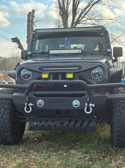 Hooke Road Front Skid Plate Frame Guard(07-18 Jeep Wrangler JK)