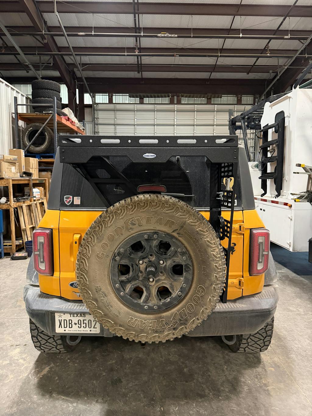 Tailgate Basket Rear Cargo Carrier for 2021-2026 Ford Bronco - Hooke Road