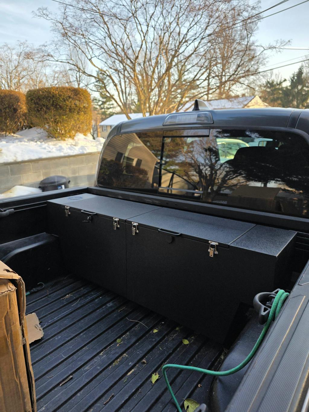Pick-up Tool Box Lockable Storage Boxes (05-23 Toyota Tacoma & 15-22 Chevy Colorado GMC Canyon 5'2" Bed) - Hooke Road