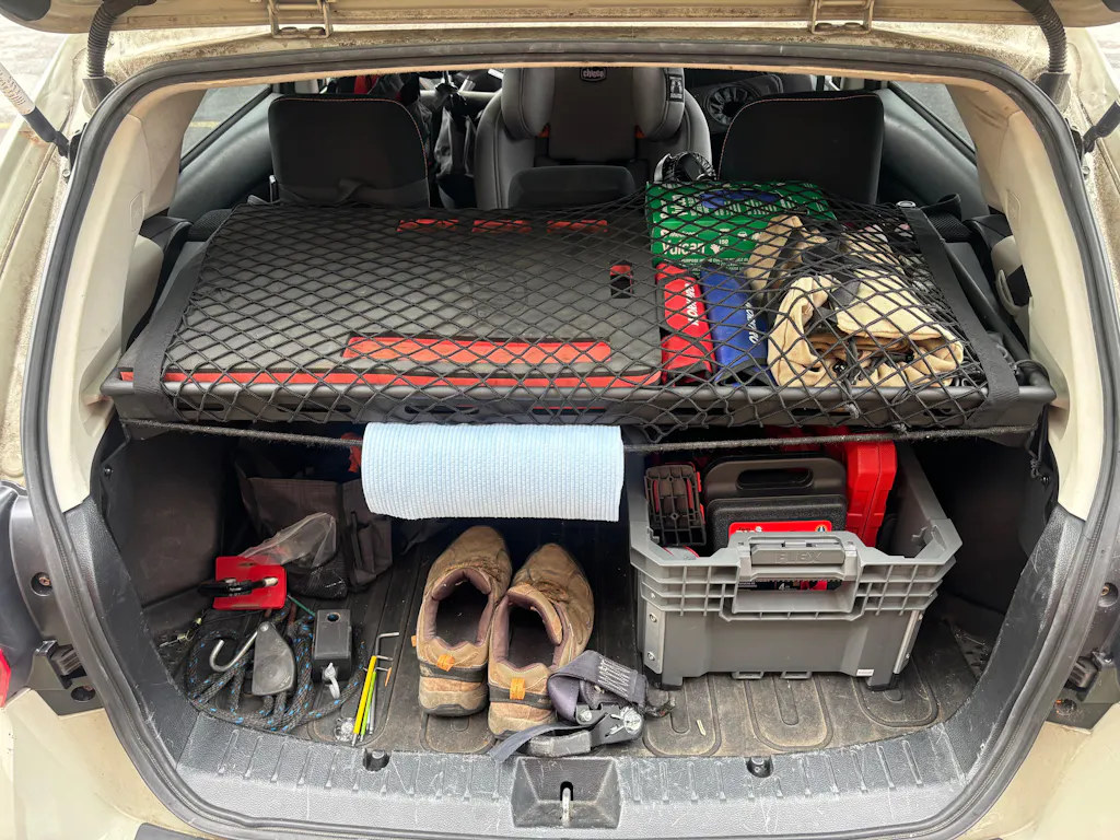 Steel Interior Cargo Rack for 13-17 Subaru XV Crosstrek - Hooke Road