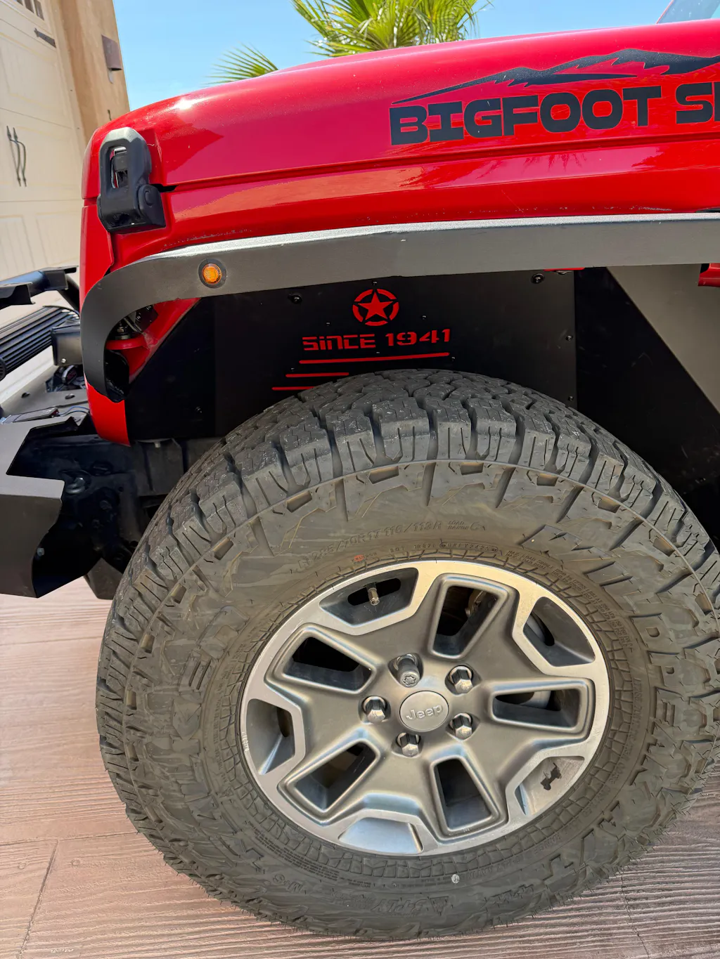 “Since 1941 ” Aluminum Front & Rear Inner Fender Liners For 2018-2026 Jeep Wrangler JL (Excluding Rubicon 3.6L Engine)- Hooke Road