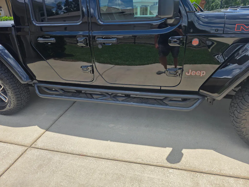 Hooke Road Running Boards Side Steps Nerf Bars(20-26 Jeep Gladiator JT)