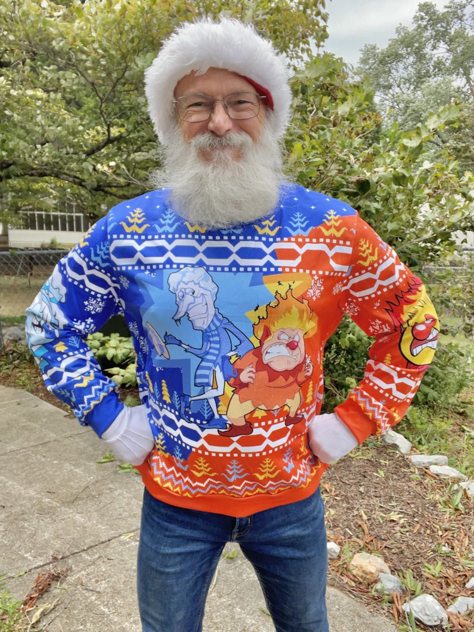 Bella Beauty and the Beast Disney Princess Christmas Ugly Sweater HookTab