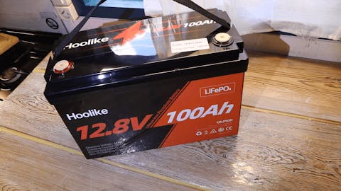 HOOLIKE 12.8V 100Ah Lithium Iron Phosphate (LiFePO4) Battery