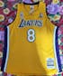 Mitchell & Ness Kobe Bryant LA Lakers 2001-2002 NBA Finals Authentic Jersey - Yellow