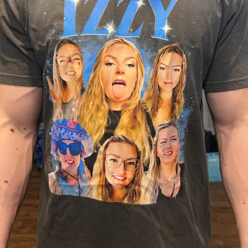 Custom Girlfriend Shirt – Retro Bootleg Photo Tee