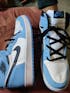 Nike Air Jordan 1 Retro High White University Blue Black Shoes For Man And Boys 555088-134