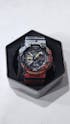 Casio G-Shock Analog Digital Adopts red, black and white Belt Men's Watch For ManGA-110JOP-1A4 Sports Multi Color Dial Day And Date Gift Watch
