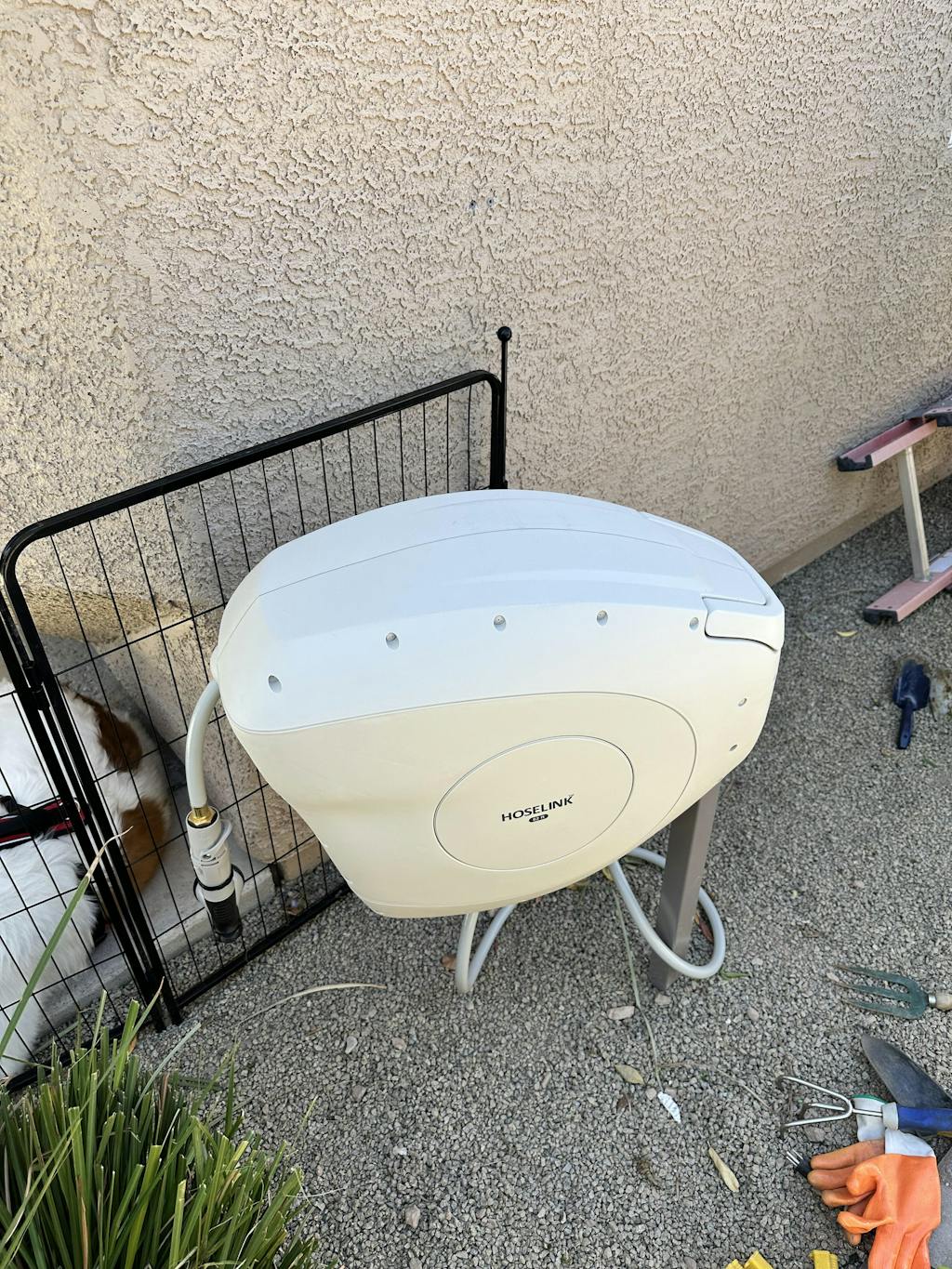 Hose Reel Stand Powder Coated Aluminium 800mm Hoselink USA