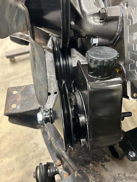 One Groove Set-Back, Bolt-On, Keyed Shaft, Power Steering Pump Pulley 515