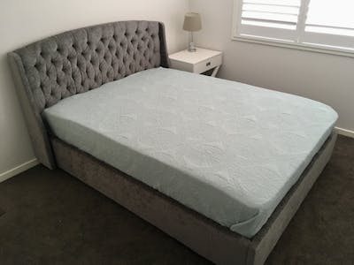 Bed Frame and Mattress Bundle (Super King, King, Queen) - Hampton Elite (Chenille Upholstery)