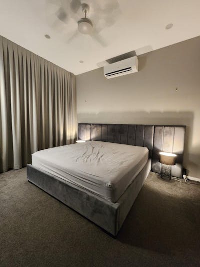 Extended Bed Frame (Super King, King, Queen, Double) - Mayfair Charcoal Velvet