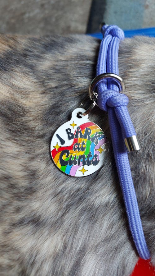 Bad Tags "I Bark at C's Rainbow"