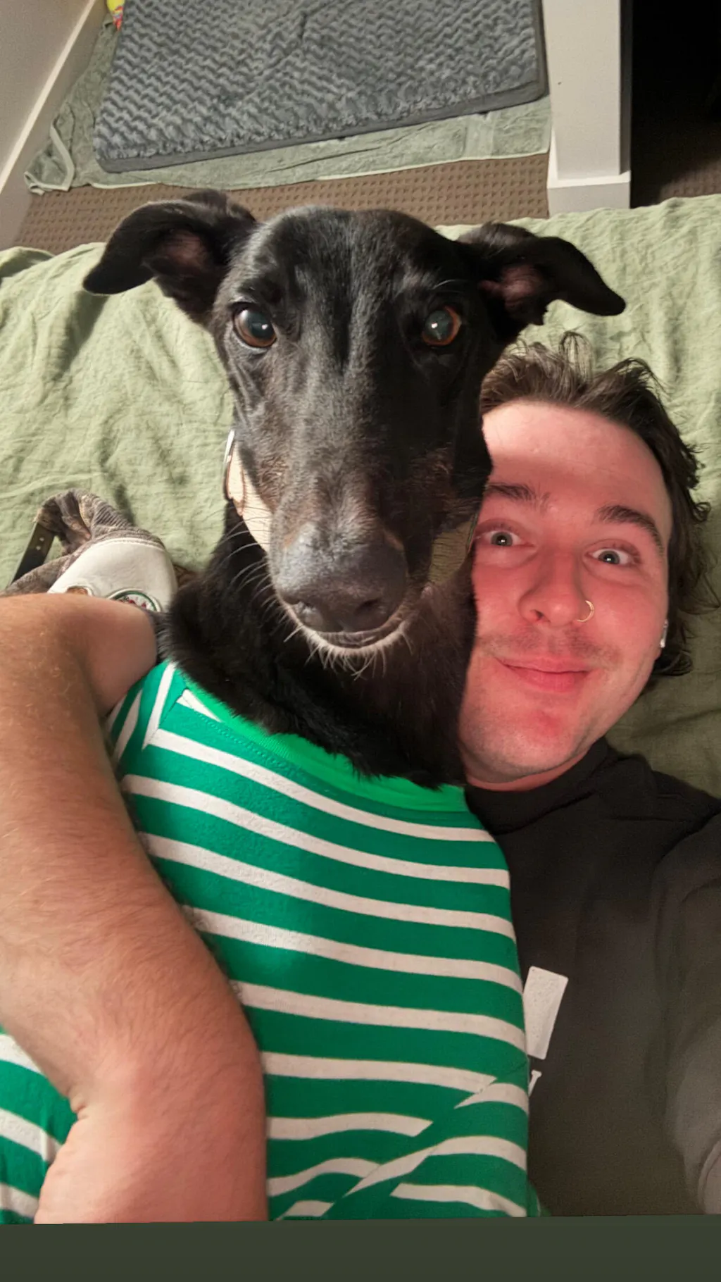 Salad Bar Greyhound Long Sleeve Hound-Tee