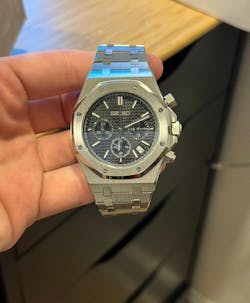 Seiko Mod Royal Oak Black Dial